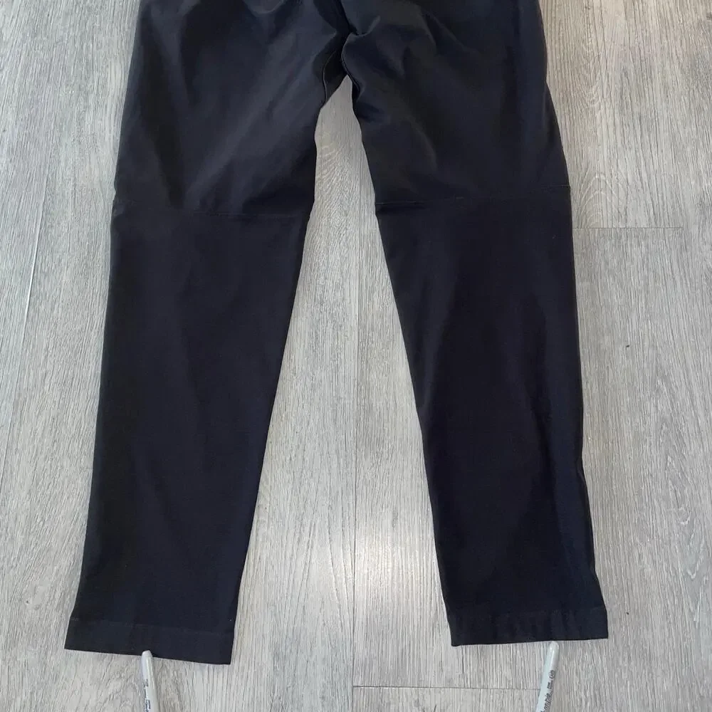Lululemon Men Commission Pant Slim Fit 32” Warpstreme Black Athletic Size 32